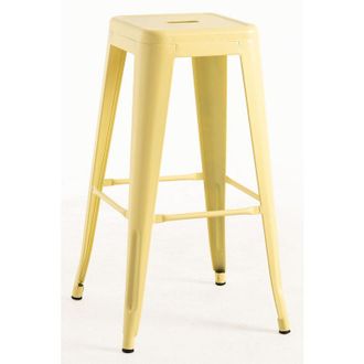 Regalos Miguel Packs Taburetes Altos - Pack 4 Taburetes Torix Altos - Amarillo Cuarzo