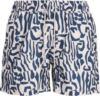 OAS Costume da bagno Marbling - Blu