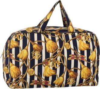 Dior Pre-owned Weekend Bags, female, Multicolor, Size: ONE SIZE Pre-owned Vintage Canvas Hand Bag