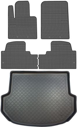 OEM Hyundai Santa Fe Iii Dm Suv De 2015 A Julio De 2018. Juego De Alfombrillas De Goma Para Coche Y Alfombrilla Para Maletero