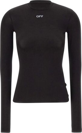 Off-white Tops, Dames, Zwart, XS, Long Sleeve Tops