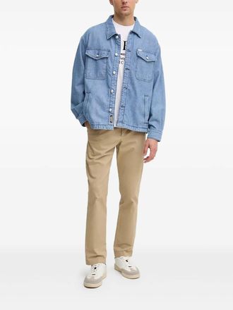 Guess Co flap-pocket denim jacket - Blue