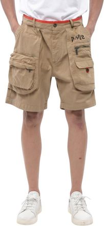 Dsquared2 Beige Logo Cargo Shorts