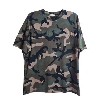 Valentino Garavani Valentino Camo Print T-Shirt Size L