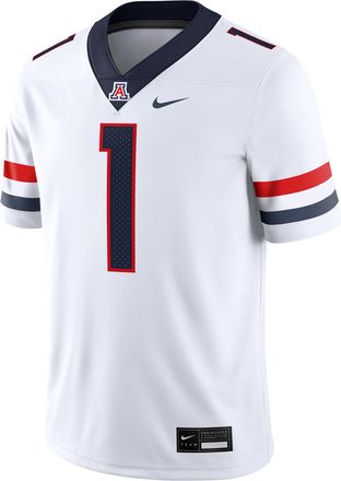Nike Arizona Nike Mens Dri-FIT College Game Jersey in White | NC2F0IYTUAN-MVV