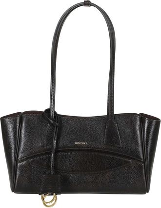 Hidesins Shopper S - Dames - Schoudertassen - Zwart - ONE Size - Leer - Tassen