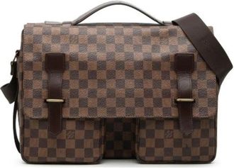 Louis Vuitton Pre-owned Broadway - Dames - Vintage Schoudertas - Bruin - ONE Size - Leer - Vintage