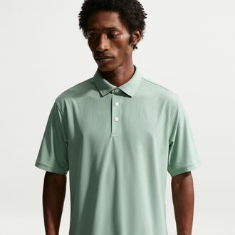 Nike Mens Tailored Performance Dri-FIT Golf Polo in Green | IB0205-006