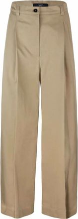 Max Mara pleat-detail wide-leg trousers - Neutrals