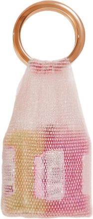 Generic Crystal Woven Bag - Sparkling Handle Purse for Daily Commute, Glitter Knit Texture, Elegant Carry Style, Lightweight Handheld Design, Fashion Accessor