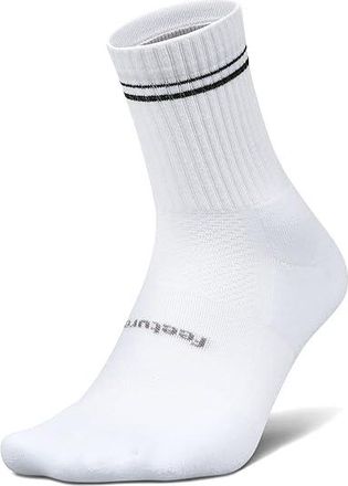 Feetures High Performance Max Cushion Quarter Tall Athletic Shoes Black Stripe : SM (US Womens Shoe 4-6.5) Medium, Nylon/Polyester/Spandex