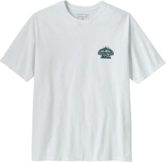Patagonia Great Waves Responsibili-Tee T-Shirt f&uuml;r Herren | wei&szlig;/grau