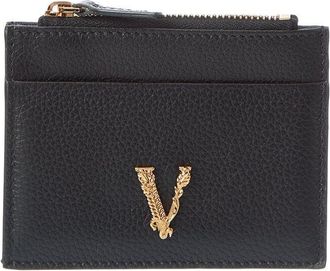 Versace Virtus Leather Card Case