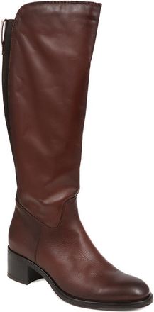 Jones Bootmaker Womens Donatella Knee High Leather Boots - Brown - Size UK 4