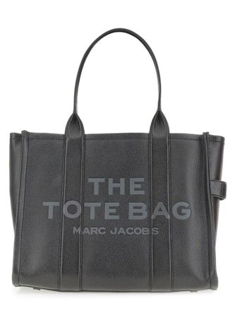 Marc Jacobs Womens Tote The Black Leather Cow Handbags Hand Bags
