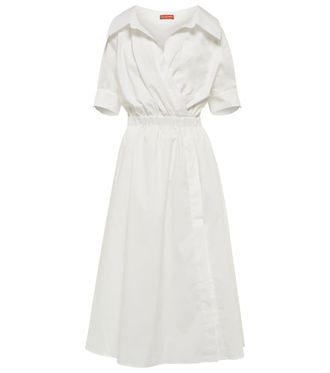 Altuzarra Lydia cotton-blend poplin shirt dress
