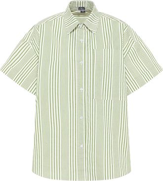 Dreimaster Dreimaster Blouse Dames Gebroken wit licht olijfgroen
