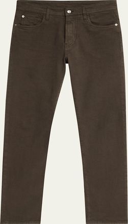 Loro Piana Mens Quarona Denim Five-Pocket Pants