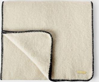 Katie Loxton Whipstitch Scarf in Cream at Nordstrom