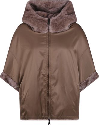 Betta Corradi Coat Zipped Hooded Dudu