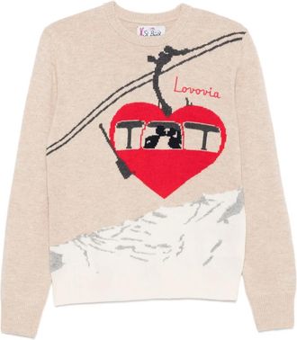 MC2 Saint Barth New Queen C trui - Beige