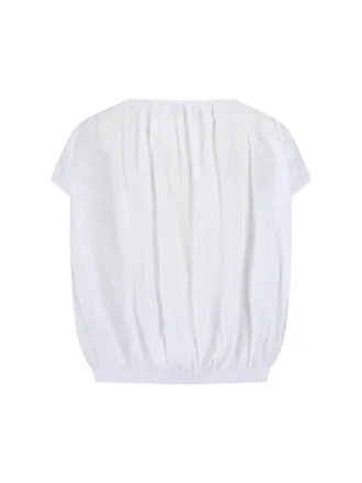Gimaguas Womens Top White Cotton