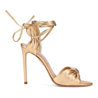 Aquazzura High Heel Sandals, female, Yellow, Size: 8 1/2 US Carina 105 Sandal