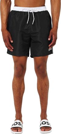 HUGO BOSS Heren Zwemshort Zeesterren (Zwart)