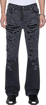 Ksubi Jeans, Heren, Grijs, W28, Katoen, Bronko Asher Trashed