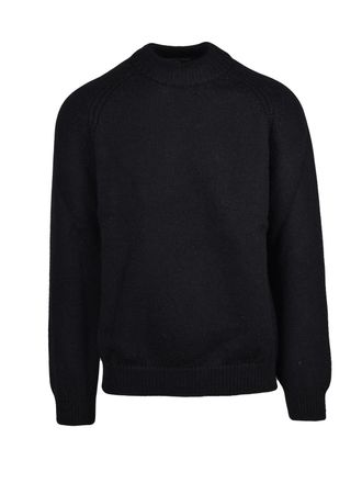 Daniele Fiesoli Crew Neck Raglan Sweater With Merino Wool And Alpaca Blend