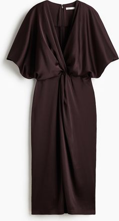 H&M Kleid mit Twistdetail - Red