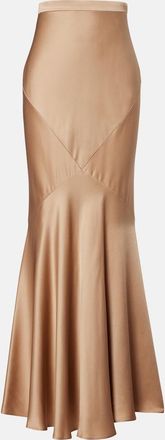 Max Mara Satin maxi skirt