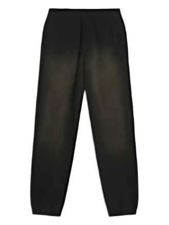 Golden Goose logo-embroidered track trousers - Black