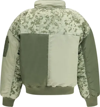 Alpha Industries N-2B Colorblock MOD Bomber Jacket - Green