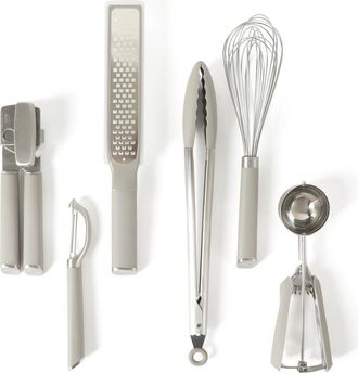 Calphalon Edge 6 Piece Stainless Steel Kitchen Gadgets Set in Taupe at Nordstrom