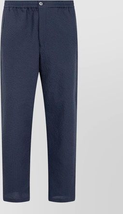 Emporio Armani tailored shorts button detail side pockets