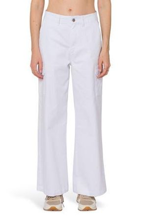 Velvet Heart Mid Rise Wide leg Cargo Pants in Optic White at Nordstrom Rack, Size 26
