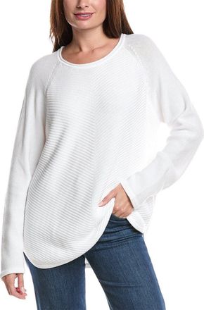 Forté Cashmere Diagonal Texture Sweater
