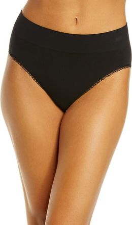 Wacoal Feeling Flexible High Cut Briefs in Black at Nordstrom, Size Xx-Large
