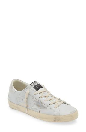 Golden Goose Super-Star Low Top Sneaker in Grey/Silver at Nordstrom, Size 11Us