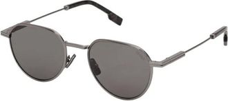Ermenegildo Zegna Gafas de sol geom&eacute;tricas de metal - Accessories - Hombre - Gris - ONE SIZE