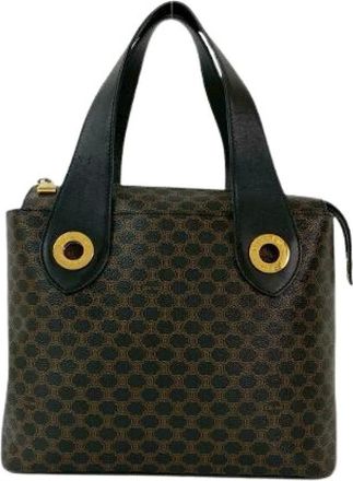 Celine Pre-owned Handbags, female, Brown, Size: ONE SIZE Pre-owned Leather Tote