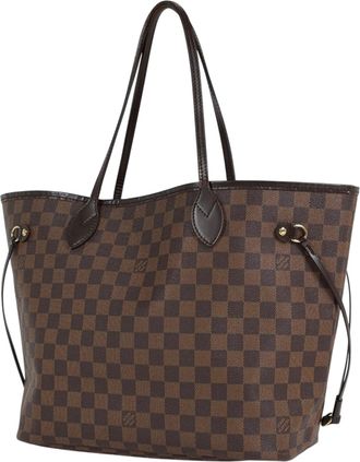 Louis Vuitton Brown Damier Canvas Shoulder Bag Tote Bag (Pre-Owned)