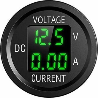 OEM Volt&iacute;metro Digital Led Impermeable De 12 V Para Motocicletas, Volt&iacute;metro De Corriente Continua De 6 V A 48 V Para Autom&oacute;viles, Motocicletas, Camiones,