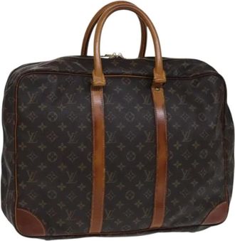 Louis Vuitton Tweedehands Canvas Louis Vuitton tassen - Dames - Vintage Shopper - Bruin - ONE Size - Leer - Vintage