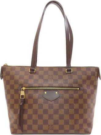 Louis Vuitton Pre-owned Tote Bags, female, Brown, Size: ONE SIZE Pre-owned Canvas shoulder-bags