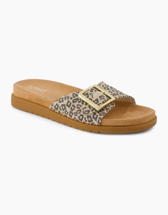 Toms Womens TOMS Marin Textile Womens Oatmeal Sandals - Brown - Size: 8