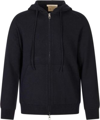 Montecore Jersey con cremallera y capucha - Sweatshirts & Hoodies - Hombre - Azul - M