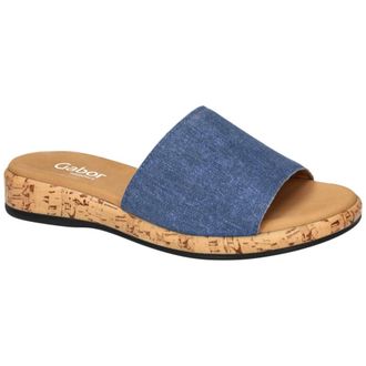 Gabor Dames, Schoenen, Blauw, Maat: 37 1/2 EU Denim