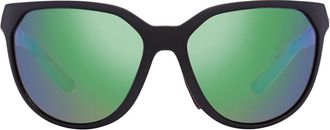 Costa Mayfly Green Mirror Polarized Glass Cat Eye Ladies Sunglasses 6S9110 911002 58